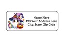 30 Ghost Pumpkin Halloween Personalized Return Address Labels 1 In X 2 625 In