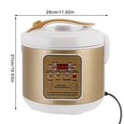 6l 90w Intelligent Automatic Black Garlic Fermenter Maker Machine Timable Box Us
