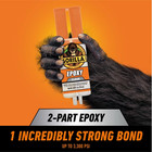 Gorilla Glue Clear Epoxy Syringe Bonds Steel  Aluminum  Wood  Ceramic  Tile  Pls