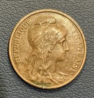 1904 France 5 Centimes - Collectible Vintage Coin