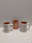 Lot Of 3 Rae Dunn Halloween Mugs 4 75 X 3 75 
