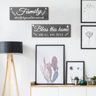 Wooden Family Signs Rustic Bless This Home Wall Decor Wood Family Decor Wall Art