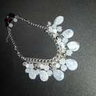 Best Pick Paparazzi - Beachside Dance  color White Silver  Necklace   Earrings