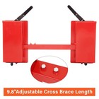 4000lb Skid Steer Quick Tach Conversion Adapter Attach W  Adjustable Cross Brace