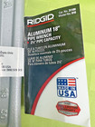 Ridgid 18    Aluminum Pipe Wrench 2-1 2    Pipe Capacity 31100 818 Usa New Plumbing