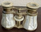 Antique Lemaire Paris Verdi Mother Of Pearl Opera Glasses