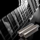 Metal Guitar Slide Bar Tone Lap Steel Slide  Black For Dobro