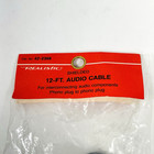 Vintage Radio Shack 12-ft  Shielded Audio Cable Rca Phono 42-2368 Realistic