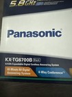 Panasonic Kx-tg6700b 5 8ghz Cordless Phone Answering System 2 Line Operation