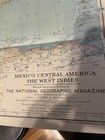 Mexico  Central America And The West Indies - National Geographic Map - 1934