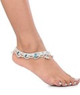 Anklet Silver Plated Ankle Chain Women Foot Bracelet Jewelry Anklet Indian Payal