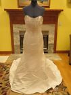 New Alfred Angelo Vintage Wedding Dress Mermaid Gown Train Beach Free Shipping 