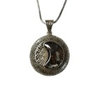 Pallasite Meteorite Pendant  brenham Pallasite Olive Meteorite Necklace