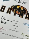 Batman 1989 Script Cast-signed - Autograph Reprints - 129 Pages - Michael Keaton