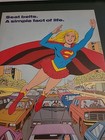 Supergirl Honda Car Dc 1980s Print Ad Framed 8 5x11