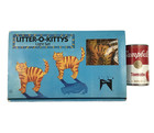 Box Vintage Primal Lite Litter-o-kittys String Lights Blow Mold Orange Tabby Cat