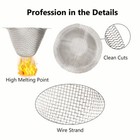60pc Bowl Screens For 14mm Glass Bowl Stainless Steel Adjustable Bowl Screens