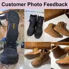 Nortiv 8 Men s Military Tactical Boots Lightweight Side Zipper Motorcycle Boots