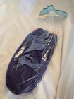 Nos Vtg Downy Soft Puffs Fuzzy Orlon Bootie Ankle Socks Purple  Open Package