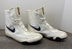 Nike Machomai Oly Mid Men   s Size 7 5 Us Boxing Shoes White Athletic 333580-101