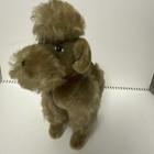 Vintage Steiff Grayish Snobby Poodle Dog Jointed Head Mohair Poseable 9   h No Ids