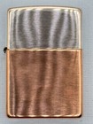 Bimetal Case Copper Sterling Silver 48694 Zippo Lighter New