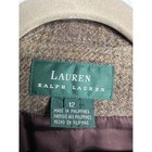 Lauren Ralph Lauren Vtg Women s Plaid Wool Blend Blazer Sz 12 Brown Read Descrip