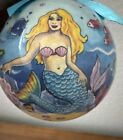 Blonde Mermaid Fort Lauderdale By The Sea Turtle Ornament Ocean Bling Beach