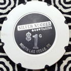 Silver Nugget  1 Las Vegas  Nevada Gaming Poker Casino Chip V924