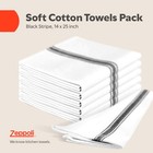 Classic Kitchen Towels - 15 Pack 100  Natural Cotton Kitchen Towel Set  Reusa   
