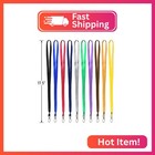 Bird Fiy Gray Lanyards 100pcs Nylon Bulk Lanyard For Id Badges  Badge Lanyards S