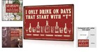 Bar Wall Sign Vintage Metal Tin Decor 8x12 Inches Home Pub Man Cave