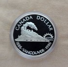 1986 Canada Silver Dollar Proof Royal Canadian Mint Universiade Edmonton Coin Bu