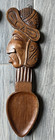 Carved  13  Wooden Fork And Spoon Wall Decor Wood Honduras Vintage