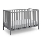 Modern Wooden Convertible Baby Toddler Crib Nursery Toddler Bed Safety Guardrail