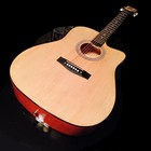     free Shipping      Acoustic-electric Guitar  soft Case gig Bag  strap  picks 