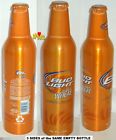 Empty Aluminum Bottle 2010 Bud Light Golden Wheat Crown-cap Gold Orange Beer Can