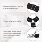 Bed Sheet Fasteners  4 Pcs Adjustable Triangle Elastic Suspenders Gripper Holder