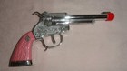 Halco Hubley Pink Grip Handle Cowgirl Pistol Six Shooter Toy Cap Gun Orange Tip