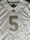 New Nike Ohio State Buckeyes Alternate White Silver Platinum Football Jersey Xl