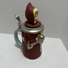 German Porcelain Character Beer Stein Munich Domed Made In Germany
