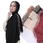Muslim Women Hijab Chiffon Turban Long Headscarf Shawl Wrap Stoles Scarves Plain