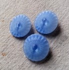Antique Czech Glass Buttons - Vintage - Art-deco - 1920  s-1930  s  3pcs  - G976
