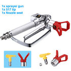 3600psi Airless Paint Spray Gun W  517 Tip Nozzle Guard For Wagner Sprayers Us