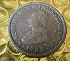1783 Washington   Independence Cent Colonial Copper Coin Military