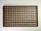 Antique Oak Printer s Type Tray Letterpress Shadow Box   Wood Floor Grate 30x18