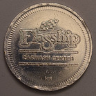 Vintage Flagship Car Wash Center Metal Token