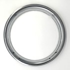 4 New 16  Chrome Steel Wheel Trim Rings Beauty Rims Glamour Ring Rim Edge Bands