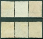 Edw1949sell   Bahrain 1933 Sg  1  9  6 Used Incl High Val Scarce Red Oa Cancel