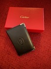Cartier Black Calfskin Cardholder - New In Box   Collectible Promotion Ad Gift